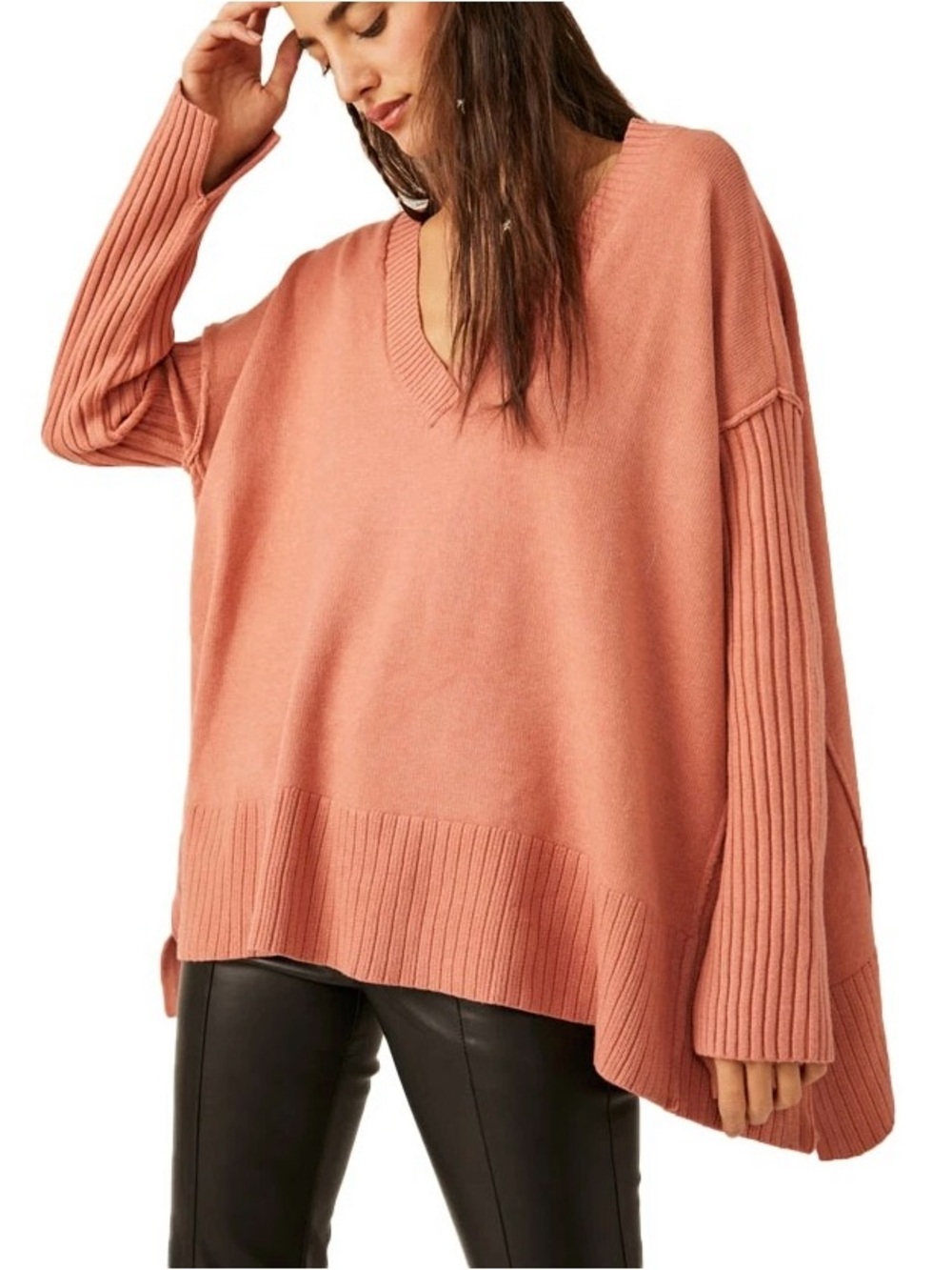 Free People Orion sweater tunic Sz XS